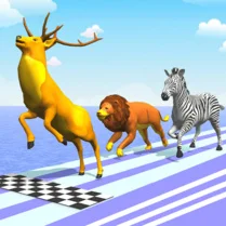 Play Animal Race - Free Math Game