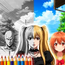 Play Anime: Paint by Numbers - Free Math Game