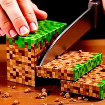 Play ASMR: Cut and sort blocks