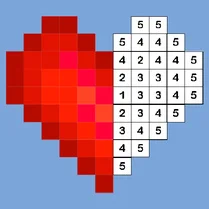 Play Big coloring by numbers - Jeu de mathématiques gratuit
