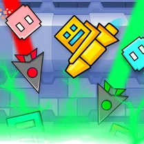 Play Black Hole in Geometry Dash - Destroy Everything! - Jeu de mathématiques gratuit
