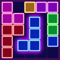 Play Block Puzzle: Neon Adventure - Free Math Game