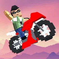 Play Blocky Bike Madness - Free Math Game
