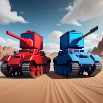 Play Blue vs Red: Tanks - Free Math Game