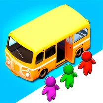 Play Bus Stop: Distribute Passengers - Free Math Game