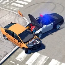 Play Car Crash Simulator - Police Chase - Free Math Game