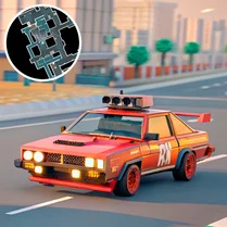 Play Cars with Guns: Crazy Derby