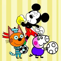 Play Cartoon coloring book - Free Math Game