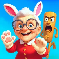 Play Cat vs Granny! Ragdoll sandbox