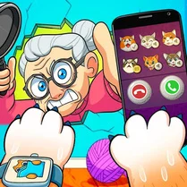 Play Check the Phone, Cat, and Grandma! - Free Math Game