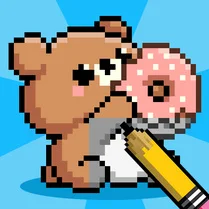 Play Chill Pixel: Paint by Numbers - Free Math Game