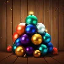 Play Christmas balls 3d