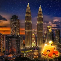 Play Cities Jigsaw Puzzle - Free Math Game