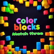 Play Color blocks: Match three - 무료 수학 게임