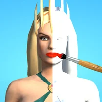 Play Color the girls 3D - Jeu de mathématiques gratuit