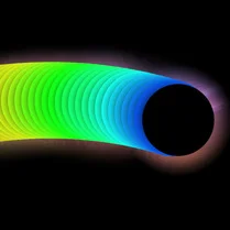 Play Color trail behind a black ball. Relax