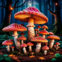 Play Combine Magic Mushrooms - Free Math Game