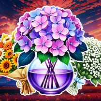 Play Connect Bouquets - Flower Garden - Free Math Game