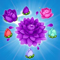 Play Connect Flowers Antistress Relax - Free Math Game