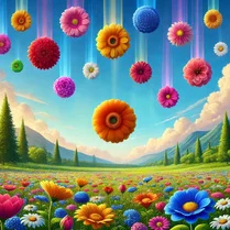 Play Connecting Flowers: Garden Merge - Free Math Game