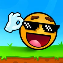 Play Cool Orange Ball: Bounce Adventure - Jeu de mathématiques gratuit