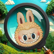 Play Cozy search Labubu 3D - Free Math Game