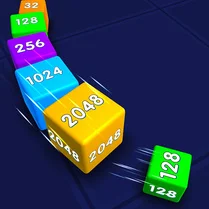 Play Cube Snake 2048