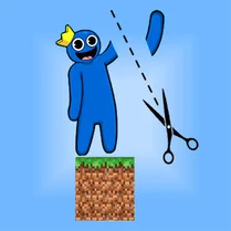 Play Cut the Rainbow Friends - Free Math Game