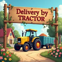 Play Delivery by tractor - Jeu de mathématiques gratuit