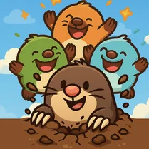 Play Digging Moles - 무료 수학 게임