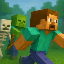 Play Dodge Falling Mobs - Jeu de mathématiques gratuit