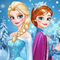 Play Elsa & Anna Frozen Dress Up: Icy Princess - Free Math Game