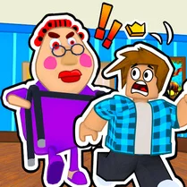 Play Escape Evil Granny Obby! - Free Math Game