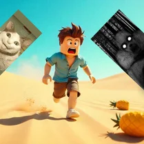 Play Escape from memes in the desert - Free Math Game
