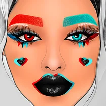 Play Face Chart - Makeup Guru - Free Math Game