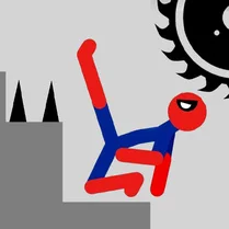 Play Fall Red Stickman