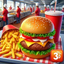 Play Fast Food Simulator: Burger Empire!