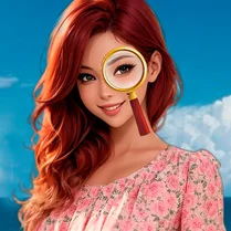 Play Find differences: Open the girl's photo - Kostenloses Mathe-Spiel