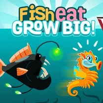 Play Fish Eat Grow Big - Jeu de mathématiques gratuit