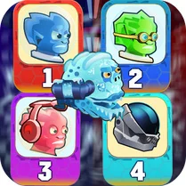 Play Four Heroes And Monsters - Free Math Game