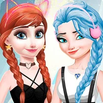 Play Frozen Dress Up Anna and Elsa - Free Math Game