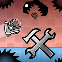 Play Geometry Dash: Make a map with a jetpack - Free Math Game