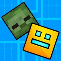 Play Geometry dash vs Zombies - Free Math Game
