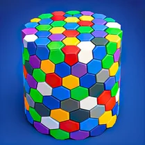 Play Gravity Hexes: Merge - Jogo de matemática grátis