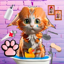 Play Help the kitten. Pets. - Free Math Game