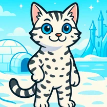 Play Kitty Flint: Arctic - Jeu de mathématiques gratuit