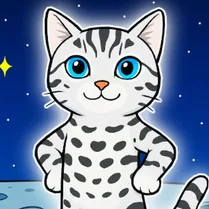 Play Kitty Flint: Space - Free Math Game