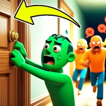 Play Knock and Run. 100 Doors Escape - Free Math Game