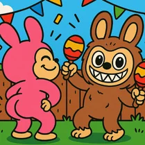 Play Labubu Party! - Jeu de mathématiques gratuit