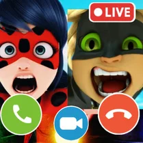 Play Lady Bug and Cat Noir Call: Chat Prank, Video Call - Jeu de mathématiques gratuit